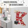 Holzura Toniebox Shelf with Personalized Name and Wooden Symbols (Letter K) view 3