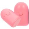 Menstrual Cup Storage Boxes, 2-Piece Set, PP, Pink view 1