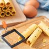 Sturdy Stainless Steel Square Egg Rings view 3