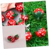 NUOBESTY 10-Piece Red Strawberry-Shaped Iron Bells for Cats and Dogs view 3