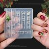 Yechiry Christmas 3D Silicone Nail Art Molds, 2-Piece Set view 3