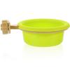 Green Plastic Bird Bath for Cage, Versatile Bowl for Parrots view 1