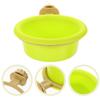 Green Plastic Bird Bath for Cage, Versatile Bowl for Parrots view 3