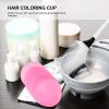 SEWACC 2-Pack Pink Hair Dye Mixing Bowls with Measurement Scale view 3