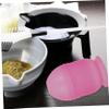 SEWACC 2-Pack Pink Hair Dye Mixing Bowls with Measurement Scale view 4