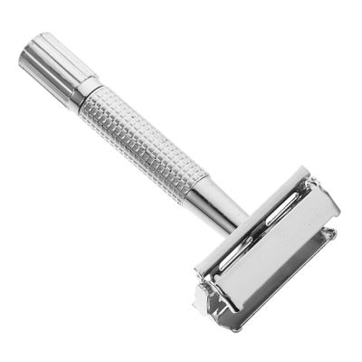 Manual Stainless Steel and ABS Beard Razor for Men