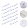 Adjustable Diaper Fasteners for Infants, 12-Pack, White view 3