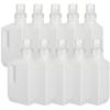 ibasenice 400 ml Multipurpose Plastic Refillable Bottles, 5-Pack, Leakproof Travel Bottles for Shampoo, Hand Soap, and Lotion view 1