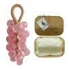 Handcrafted Grape Soap on a Rope, Crystal Cluster Design for Hands and Body (1, K) view 1