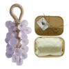 Handmade Grape Soap on a Rope, Realistic Cluster-Shaped Hanging Soap for Body, Hands, Kitchen & Bathroom, DIY Decor, Handwashing & Freshening, Men & Women (1, N) view 1