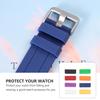 TOPPERFUN Silicone Watch Band Keeper Loops, 8-Pack, 16 mm view 3