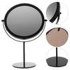 Angoily Rotatable Metal Makeup Mirror, Black Retro Style view 3