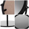 Angoily Rotatable Metal Makeup Mirror, Black Retro Style view 4