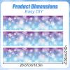 3-Pack Snowflake Edible Cake Border Strips, 26.67 x 6.35 cm view 2