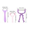 ULTECHNOVO 3-Piece Facial Hair Remover for Women, Portable Spring Hair Remover view 2