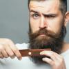 Folding Wooden Beard and Mustache Comb view 2