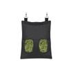 Hay Feeder Bag for Rabbits and Small Animals, 4 Windows, Black view 2