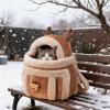 Moose-Shaped Pet Backpack for Transporting Dogs view 2