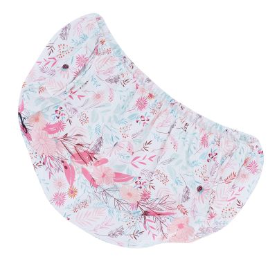 OVAQUIXI Breathable Fitted Sheet for Baby Cribs with Cute Cartoon Design, Soft and Durable for Spring and Fall (Wreath)