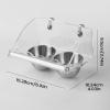 Bird Food and Water Bowls with Acrylic Holders view 2