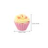 DECORNIJIA 6-Piece Cake-Shaped Bath Bomb Set with Aromatherapy view 2