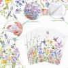 40 Wildflower Paper Napkins, 16.5 cm, 2-Ply, for Parties & Weddings view 3