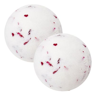 Round Bath Bombs, 2 Pieces, with Sea Salt for Bath and Spa