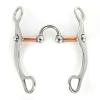 KIMISS Happy Mouth Roller, Thick Stainless Steel Snaffle Bit for Horses view 1