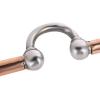 KIMISS Happy Mouth Roller, Thick Stainless Steel Snaffle Bit for Horses view 2