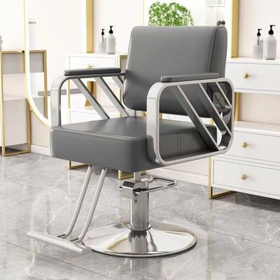 Professional Barber Chair with 360° Rotation and Heavy-Duty Hydraulic Pump