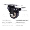 4-Pack Universal Swivel Casters for Tables, Chairs, and Sofas with Safety Brakes (10) view 2