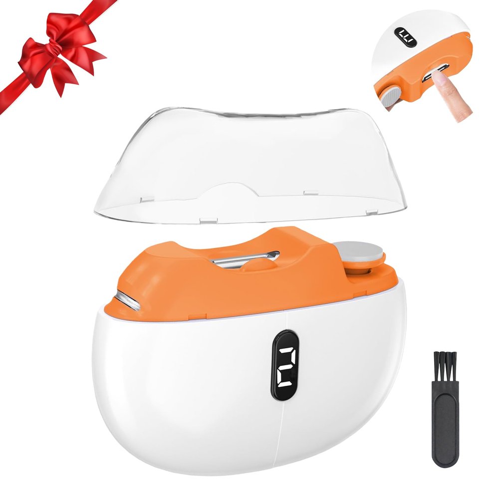 3-in-1 Electric Nail Clipper with LED Light
