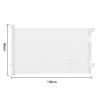 OHMG Retractable Safety Gate for Babies and Children, 0–150/180 cm, Indoor/Outdoor, with Cat Opening view 2