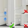 OHMG Retractable Safety Gate for Babies and Children, 0–150/180 cm, Indoor/Outdoor, with Cat Opening view 3