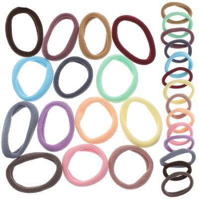 Ipetboom Elastic Hair Ties, 200 Count, Colorful Nylon Bands