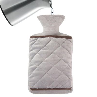 Refillable Hot Water Bottle with Hand Pocket