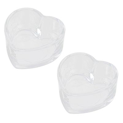DECHOUS 2-Pack Transparent Hamster Bowl