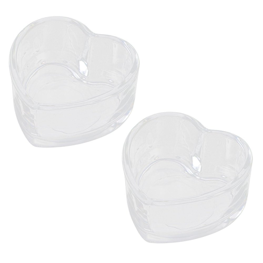DECHOUS 2-Pack Transparent Hamster Bowl