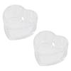 DECHOUS 2-Pack Transparent Hamster Bowl view 1