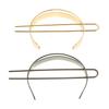 STOBAZA 2-Piece Alloy Metal Hair Sticks, Simple Vintage Hair Sticks for Women, U-Shaped Hair Pins in Retro Style view 1