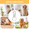 Dog Tag Holder, 4-Piece Stainless Steel Quick-Release Clip Set view 4