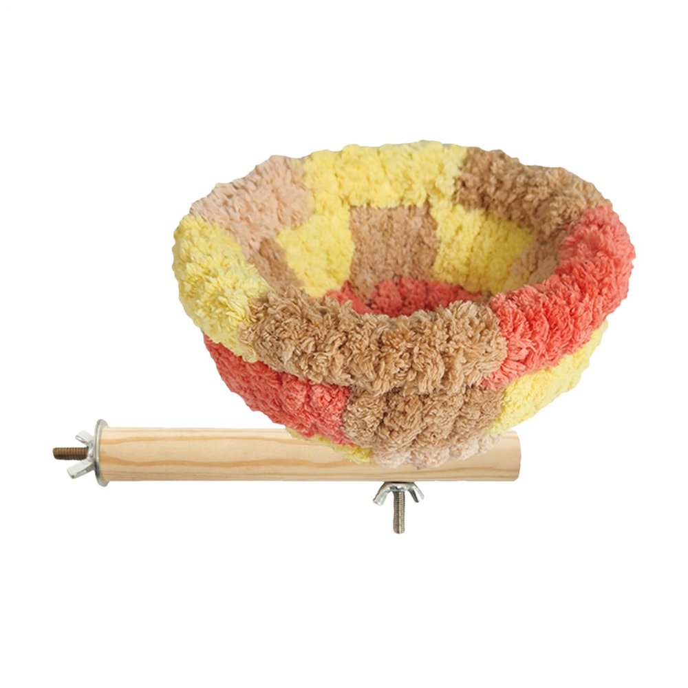 Cage Nest Bed, Warm Flannel Nest for Cockatiels and Small Birds