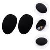 DECOMELODY Self-Adhesive Muscle Pads for Men, Reusable Silicone Chest Inserts, Black view 4