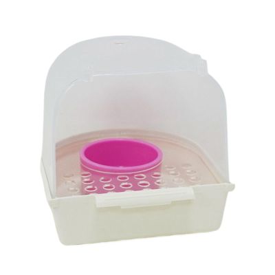 Budgie Bath with Splash-Proof Design