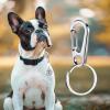 Dog Collar Tag Holder | 4-Piece Stainless Steel Quick Release view 3