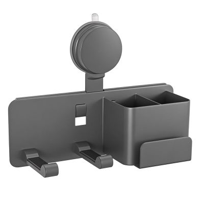 Husoiuy Space-Saving Wall-Mounted Hair Dryer Holder