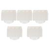 WEKAMOS 5-Piece Plastic Playpen Replacement Parts, White Support Base Clips view 1