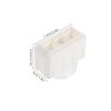 WEKAMOS 5-Piece Plastic Playpen Replacement Parts, White Support Base Clips view 2