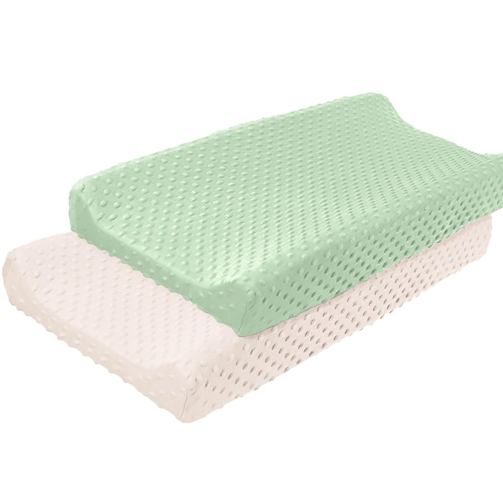 Laikoutd Fabric Changing Pad Covers, Breathable Fit for Standard Pads