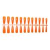 mophrati 24-Piece Extra-Long Press-On Nails, Artificial DIY Solid French Style, Elegant, Colorfast, 11 Yellow view 1